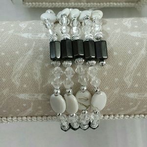 ⬇️$30 NWOT Hematite Magnetic Bracelet / Necklace
